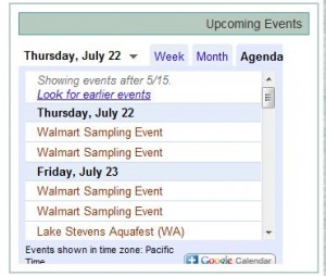 google calendar