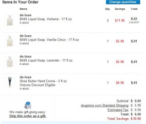 drugstore dot com purchase