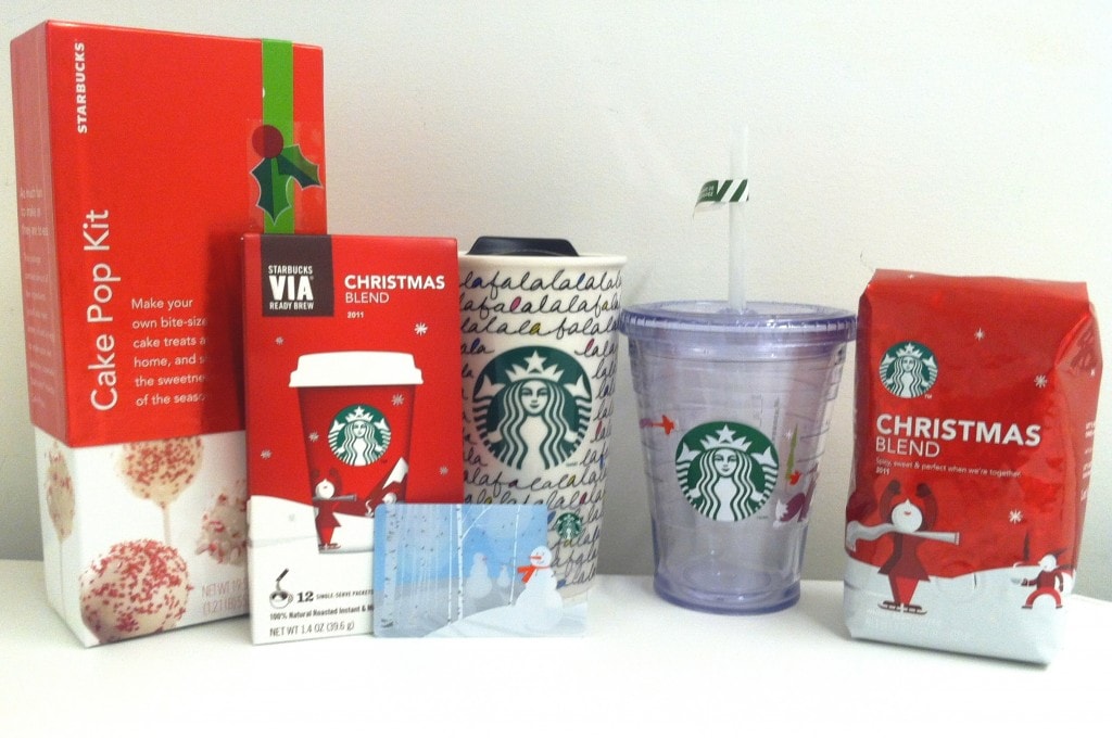 Starbucks Holiday Giveaway Package 50 Starbucks Card