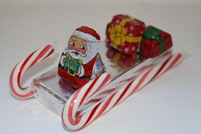 Candy Sleighs - Perfect for Table Settings on Christmas, Present Topper