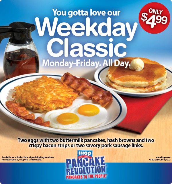 IHop 4.99 Breakfast All Day & Kids Eat Free Thrifty NW Mom