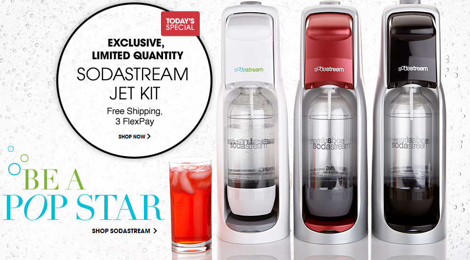 SodaStream Fountain Jet Complete Soda Maker Kit + 1 Year Self Magazine