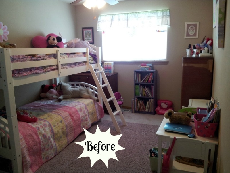 ... Loft Bed, repurposing furniture & transforming her girlsâ€™ bedroom
