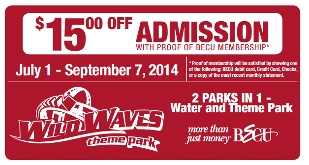 Wild waves coupons