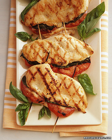 Grilled Stuffed Chicken