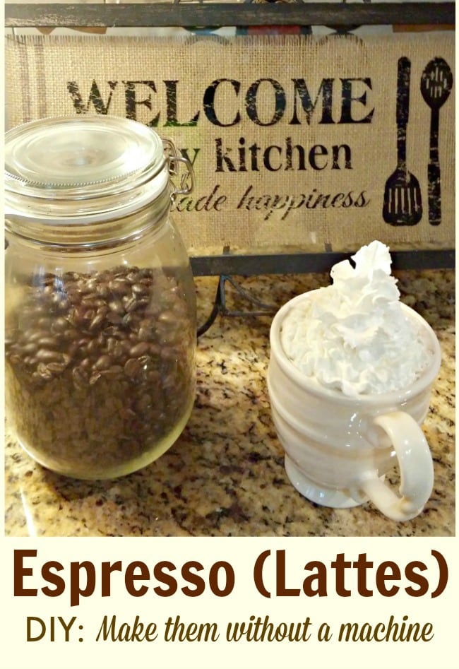 Homemade Espresso Drinks (Lattes, etc) No Fancy Machine Needed