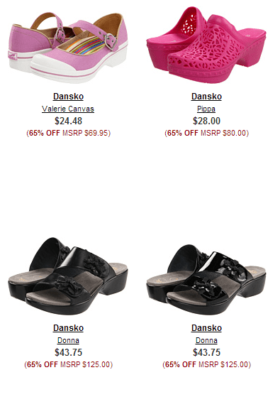 dansko womens shoes on sale