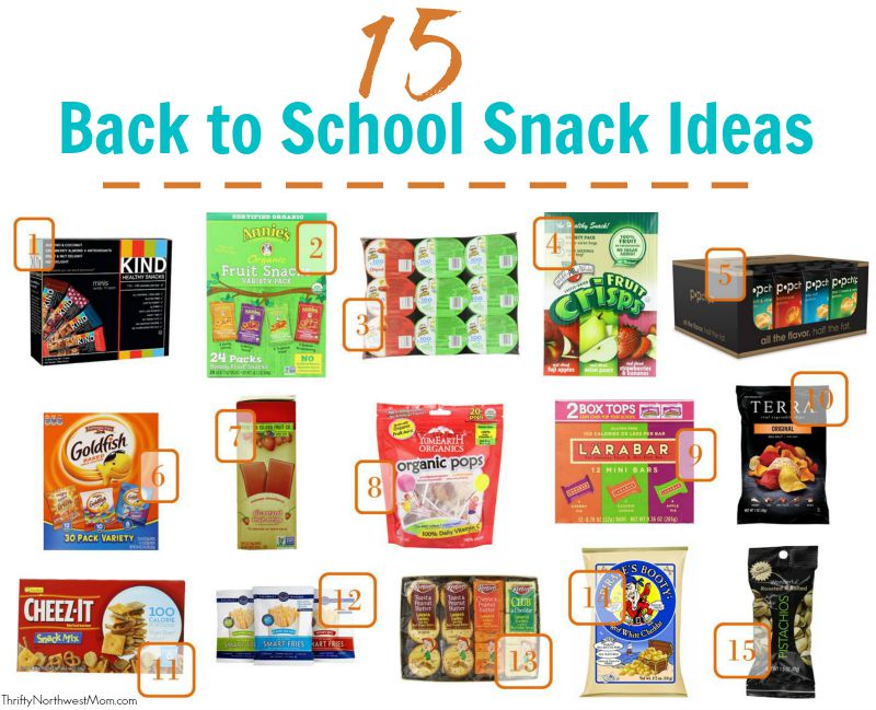 Back to School Snacks on Amazon