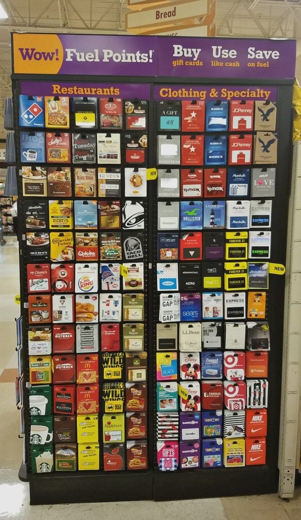Fred Meyer 4X Fuel Points on Gift Cards through August 9th, 2016