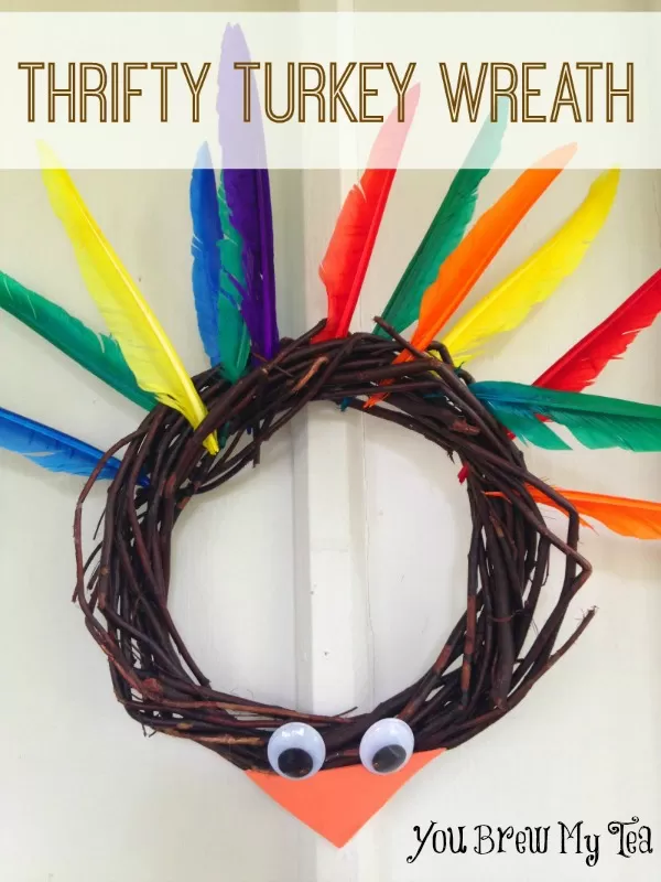 Turkey Wreath Craft for kids