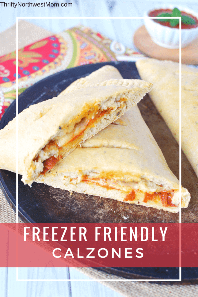 Calzones are a great make-ahead freezer meal for those busy nights when you don't have much time for cooking.