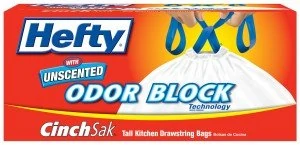 Hefty Odor Block Trash Bags $1 off Coupon & Giveaway