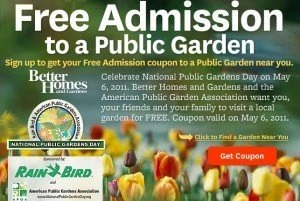 Free Garden Day on Friday May 6th