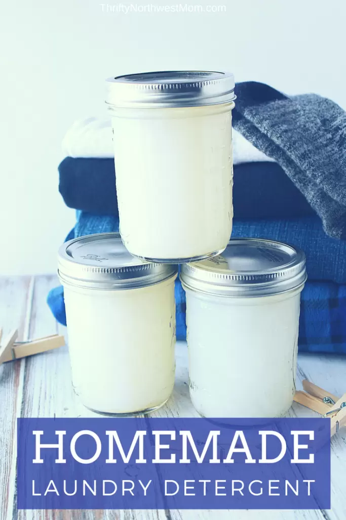 Homemade Laundry Detergent as a toxin free, chemical free, frugal way to wash your clothes