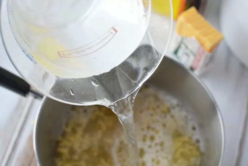Mixing Ingredients for Homemade Laundry Detergent
