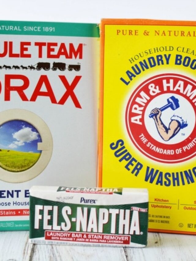 Ingredients for DIY Laundry Detergent