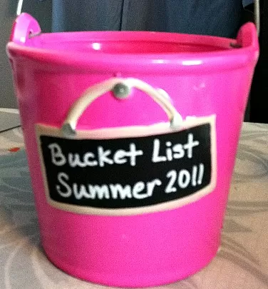 Bucket for Summer Bucket List