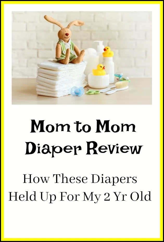 Mom to Mom Diaper Review – How These Diapers Held Up For My 2 Yr Ol