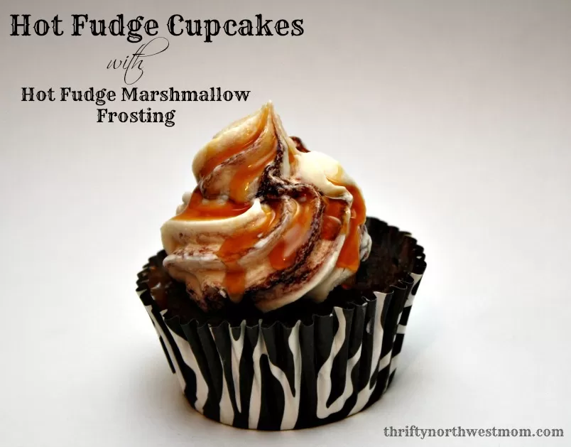 Hot Fudge Cupcakes