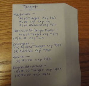 target envelope system