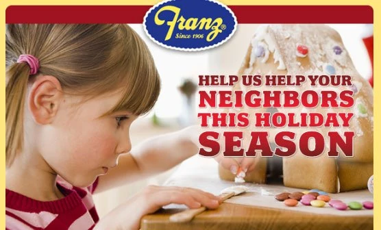Franz Bakery Promotion – Let’s Help Your Neighbors! Special Holiday Giveaways!