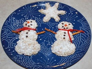 smaller snowmen snowflake picture