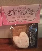 Valentine Ideas – Smores Packets & Flower Lollipops