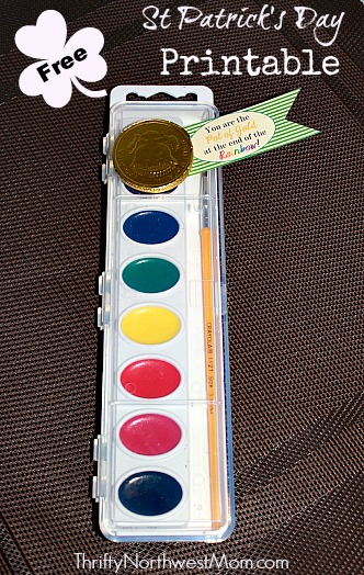 Free St Patricks Day Printable Tag Free St Patricks Day Printable Tag