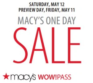 Macy’s – $10 off $25 Printable Coupon