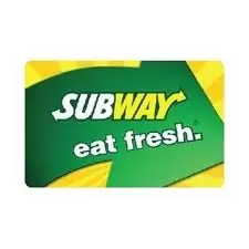 Giveaway – $100 Subway Card!