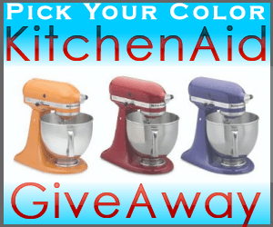 Kitchen Aid Mixer Giveaway