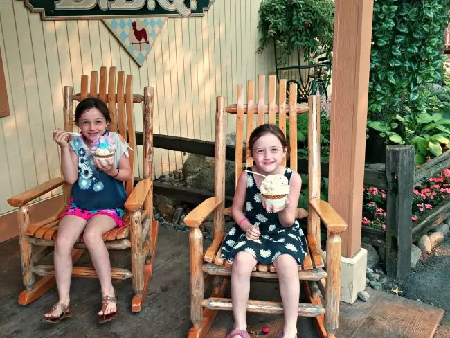 giant ice cream cones at silverwood