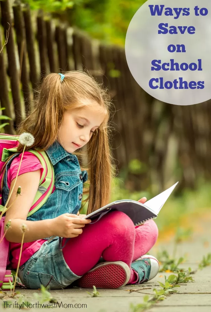 Find out tips for saving the most on back to school clothes