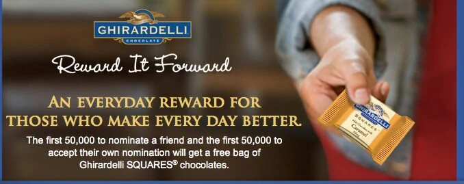Ghiradelli Chocolate – Coupon for FREE Bag of Chocolate for you & a friend!