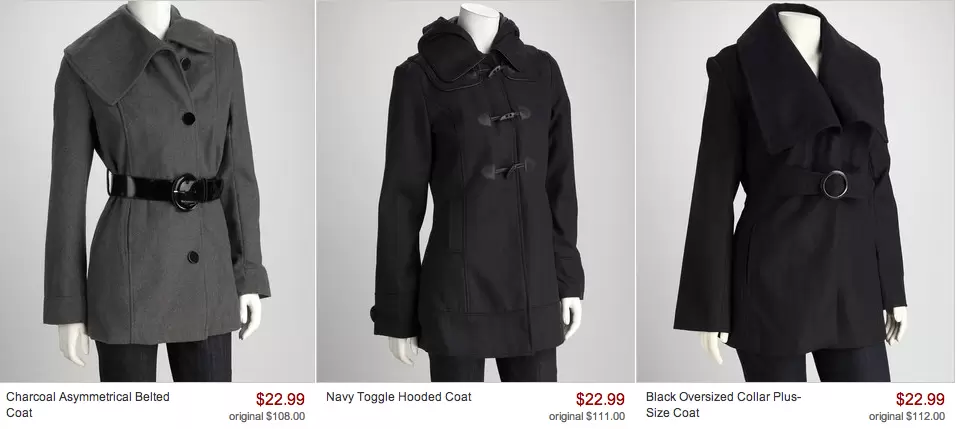 Women’s Coats for Fall & Winter – $22.99 (regularly around $100)