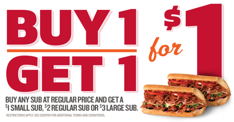 Quiznos Coupon - BOGO Sub For $1! - Thrifty NW Mom