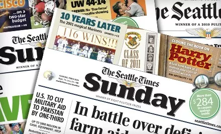 The Seattle Times – 75% Off Sunday Paper Deal (Sunday Paper and Digital Subscription)!