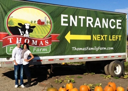 Thomas Farm – 2 Pumpkins and 4 Tickets For Corn Maze for $25 ($54 Value)