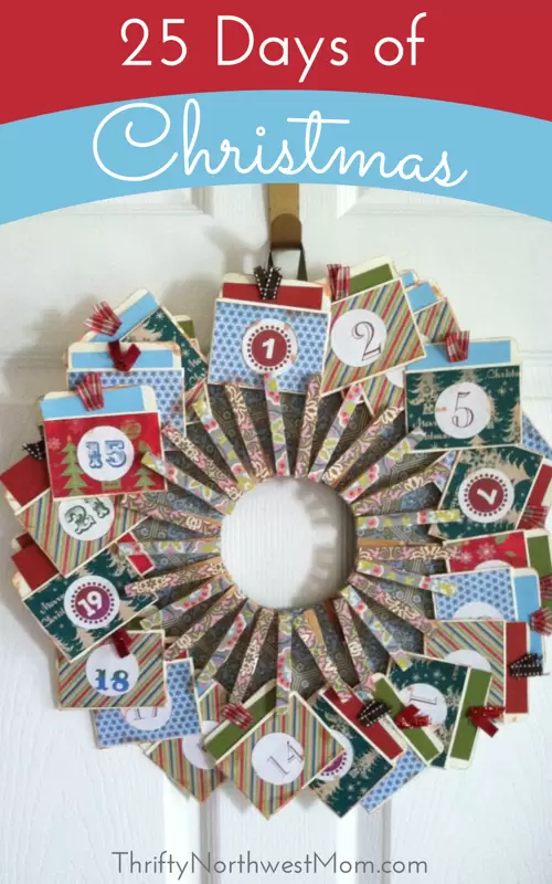 25 Days of Christmas Advent Calendar and Activities for every day in December