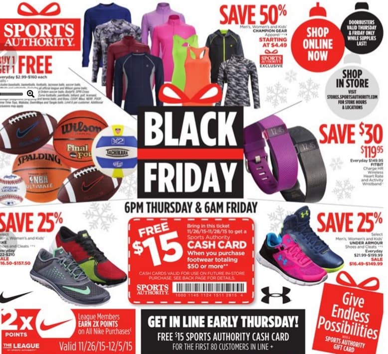 Sports Authority Black Friday Deals 2015! - Thrifty NW Mom - What Are The Black Friday Deals 2015