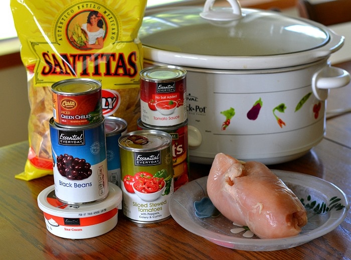 Ingredients for Slow Cooker Chicken Tortilla Soup