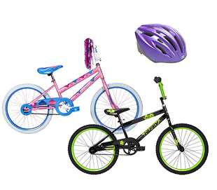 Huffy Bikes – 20 Inch Bikes & Helmet For $39