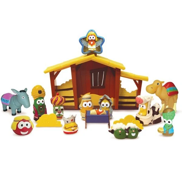 Veggie Tales – 40% Off Storewide, Nativity Set for $17.99!