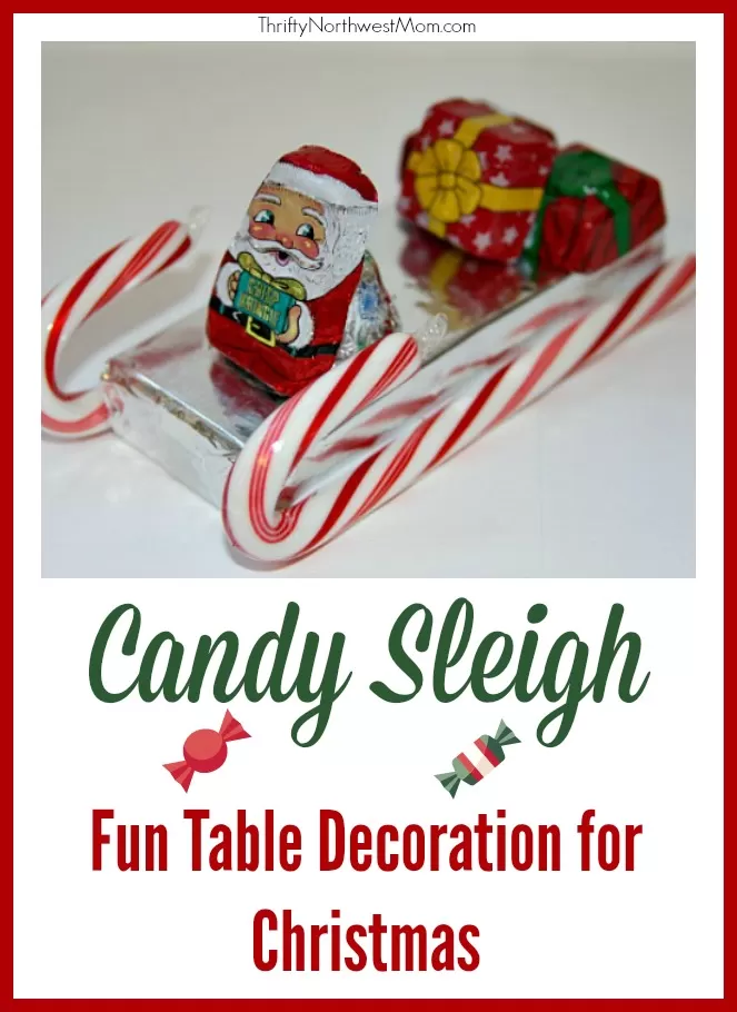 Candy Sleighs – Perfect for Table Settings on Christmas, Present Topper & more!