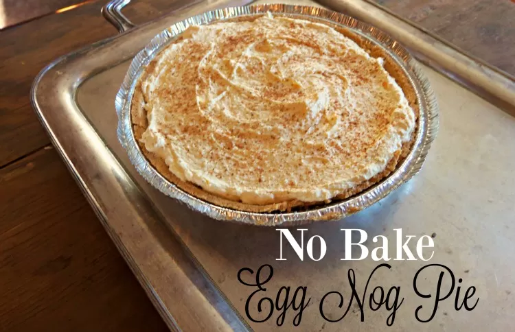 No Bake Eggnogg Pie