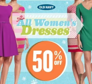 Old Navy Dresses 50% Off Today Only (starting at $3.98)!