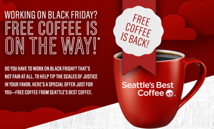 free sample Seattle's best coffee