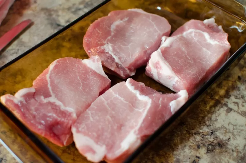 Apricot Pork Chops ready to make