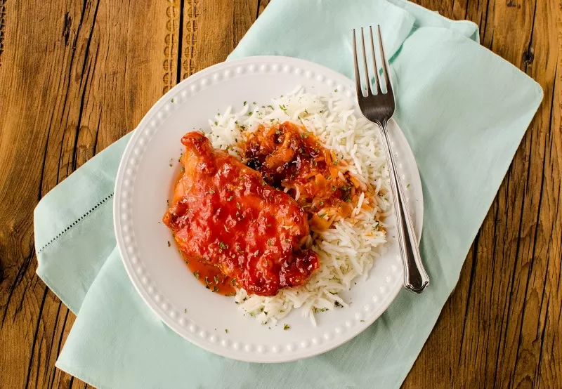 Apricot Russian Porkchops - a quick & easy 4 ingredient recipe