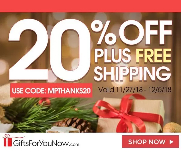 20% Off Personalized Gifts + Free Shipping + Free Personalization!